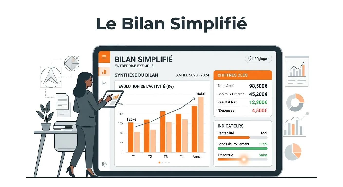 Bilan simplifié : composition, seuils et méthode pour PME