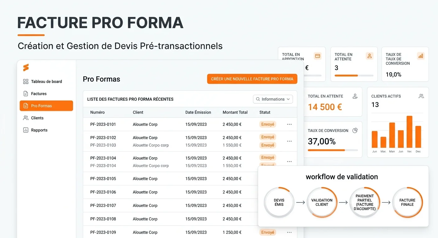 Facture pro forma : définition, mentions et modèle utile pour PME