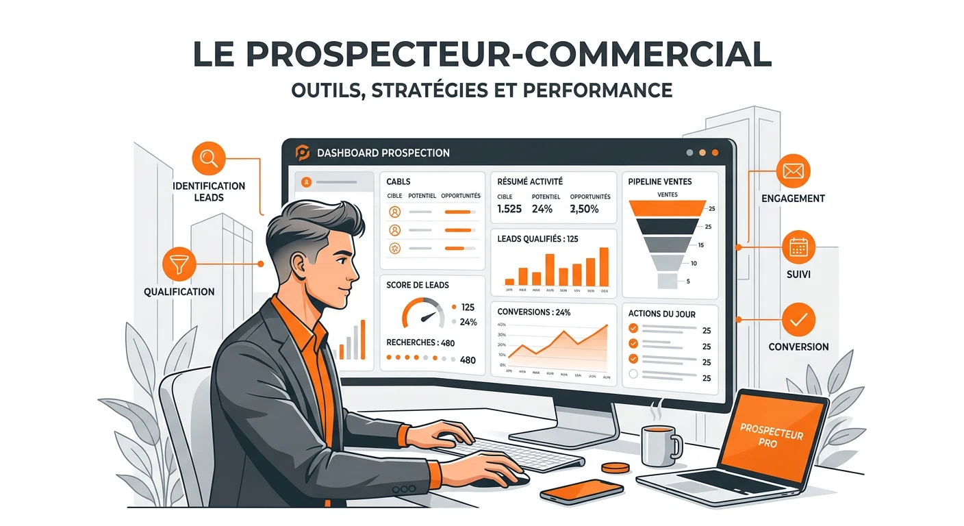 Prospecteur Commercial : rôle, salaire et méthode pour PME